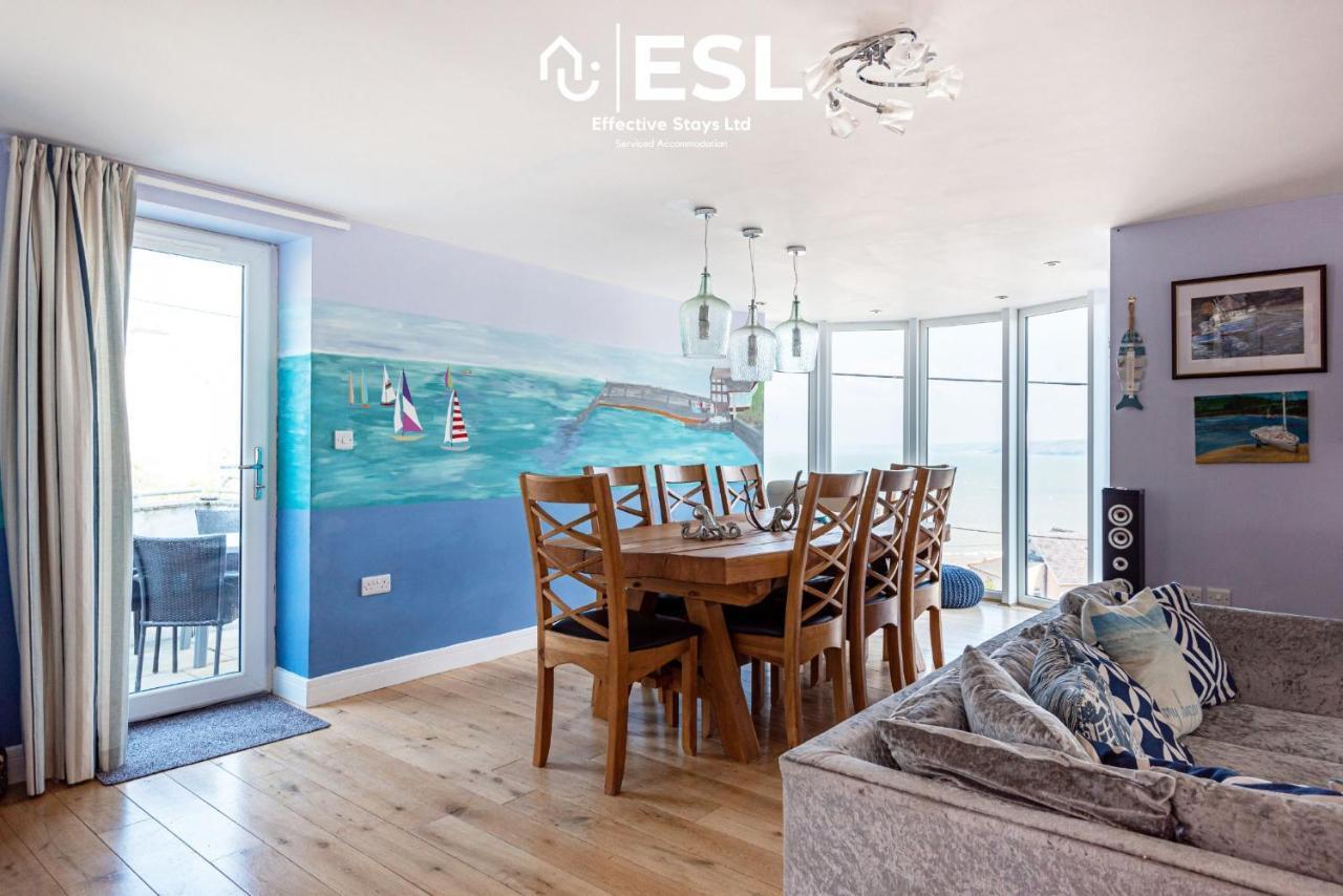 Beautiful En Suite 5 Bedroom Home With Sea Views 뉴키 외부 사진